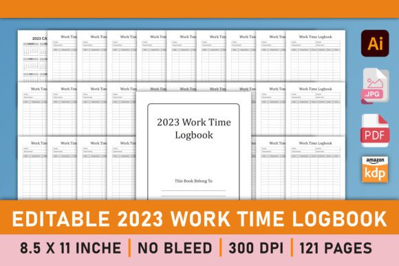 Editable 2023 Work Time Logbook for KDP: A Comprehensive Guide