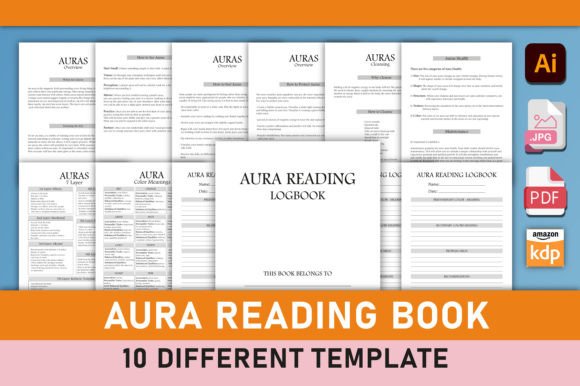 Editable Aura Reading Logbook for KDP