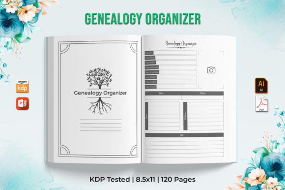 Editable Genealogy Organizer Notebook: A Strategic Tool for Organizing and Preserving Family History