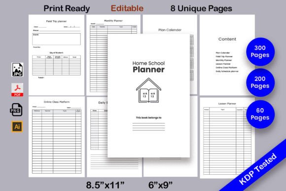 Home School Planner Editable Template: A Versatile Tool for Organized Learning