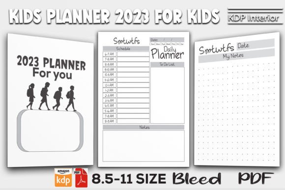 Kids Planner 2023: A Versatile Design Asset