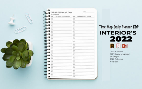 Maximizing Productivity with the 2022 Time Map Daily Planner
