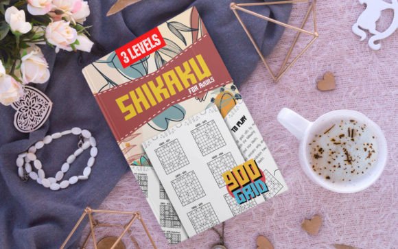 Shikaku Book Cover Template - Boho Style