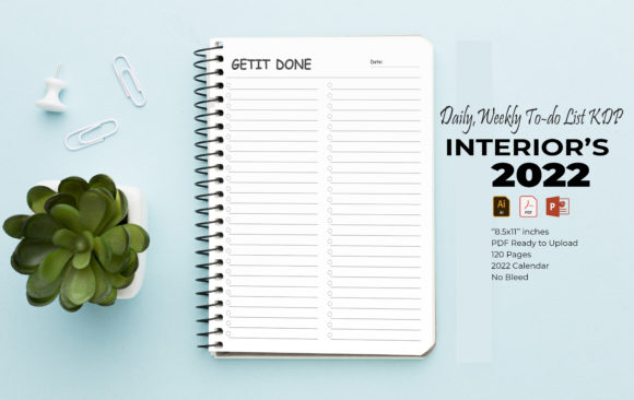 Stay Organized with 2022 Daily, Weekly To-do List Planner