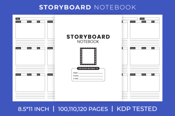 Storyboard Notebook – KDP Interior: A Versatile Tool for Creative Planning