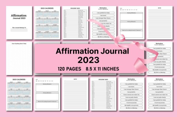 Unlock Your Potential with the Editable 2023 Affirmation Journal