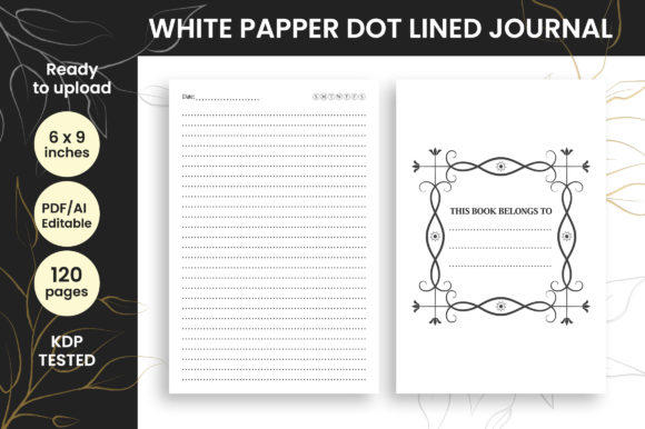 Unlocking Creativity and Efficiency with the KDP White Paper Dot Lined Journal